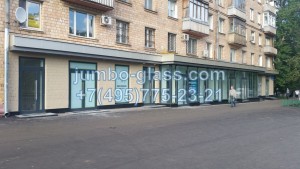 Нахимовский пр. остекление витрины магазина